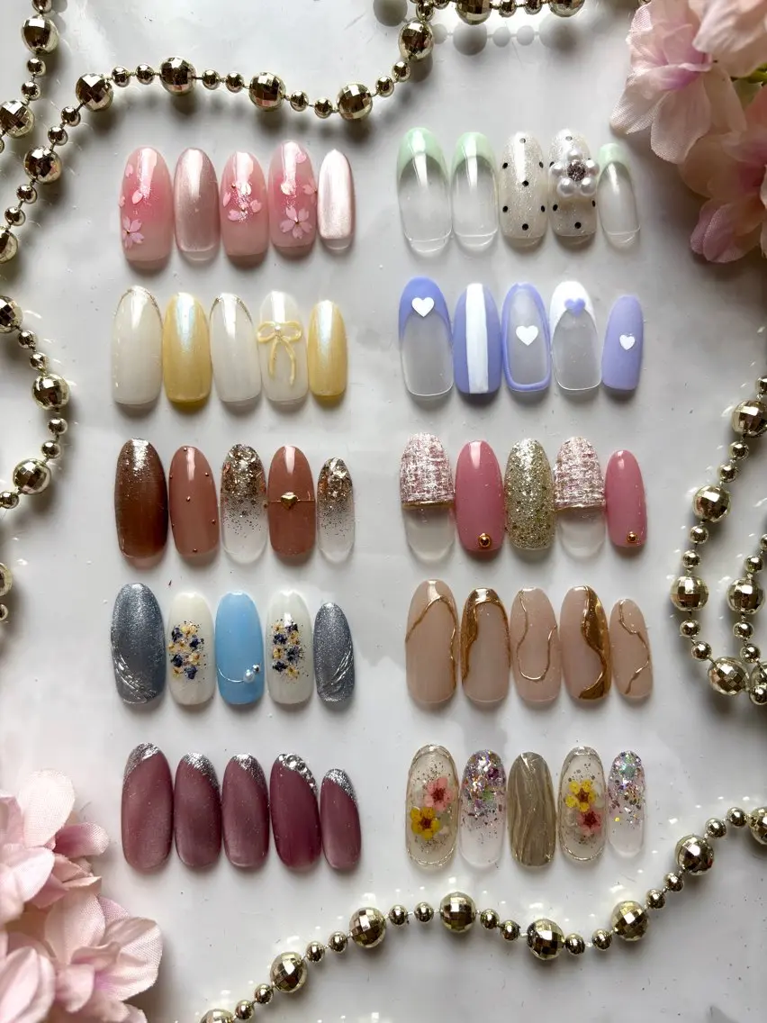 ネイル 春ネイル ハンドネイル Nail salon LuaRのネイルデザイン