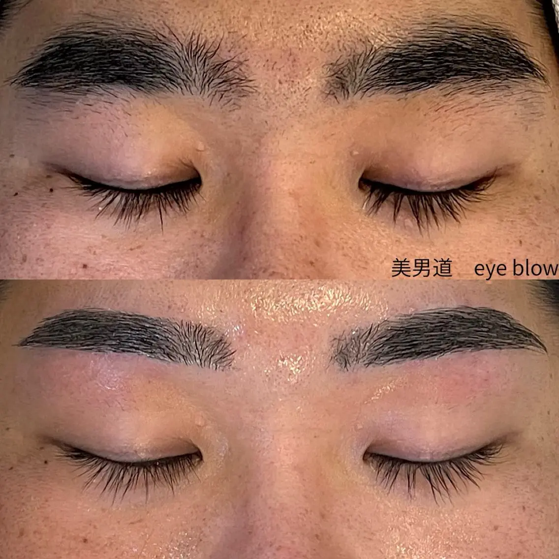メンズ アイブロウ ワックス脱毛 眉カット BINANDO 桑原の眉毛・アイブロウイメージ
