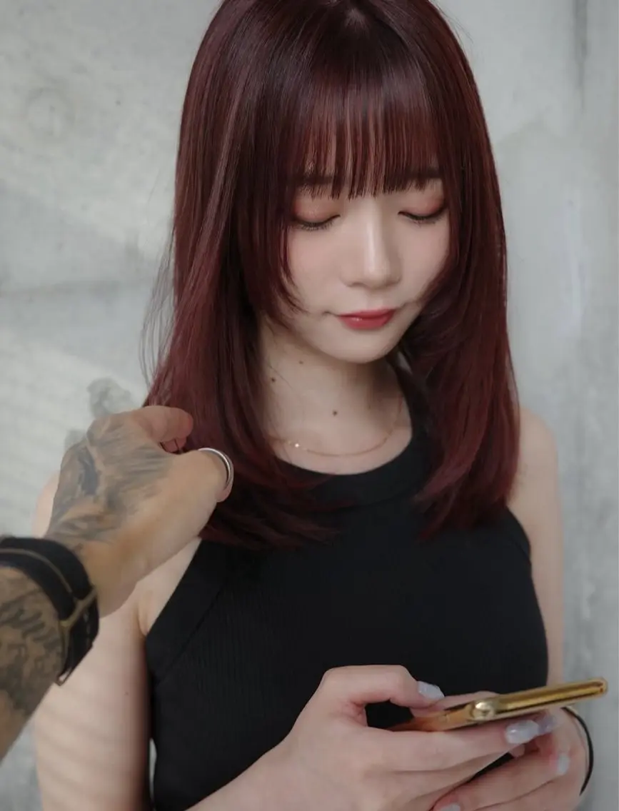 cut＋ color＋3step treatmentの写真