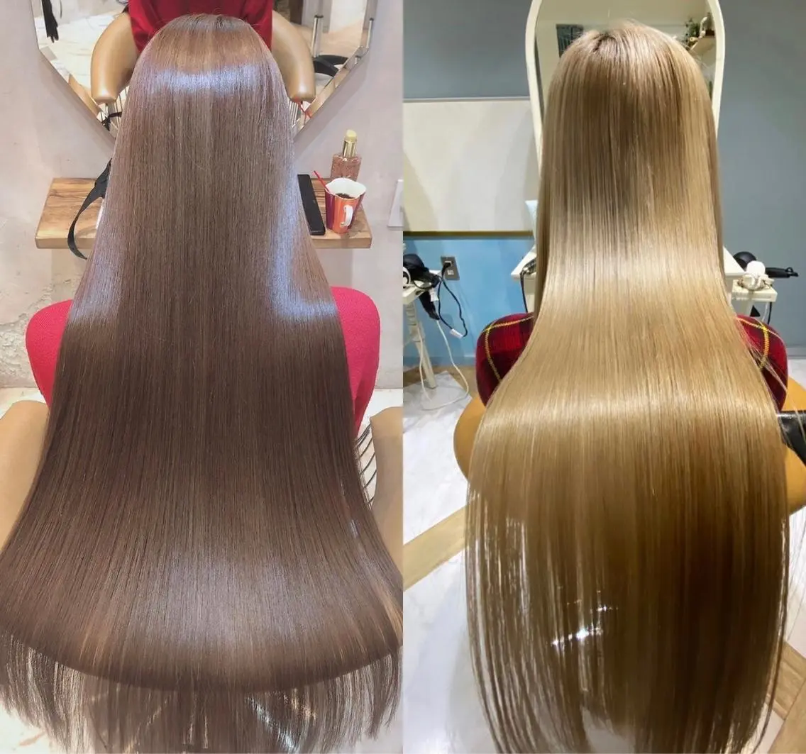 【大人気クーポン💖】うる艶カラー+スチーム付きトリートメントの写真
