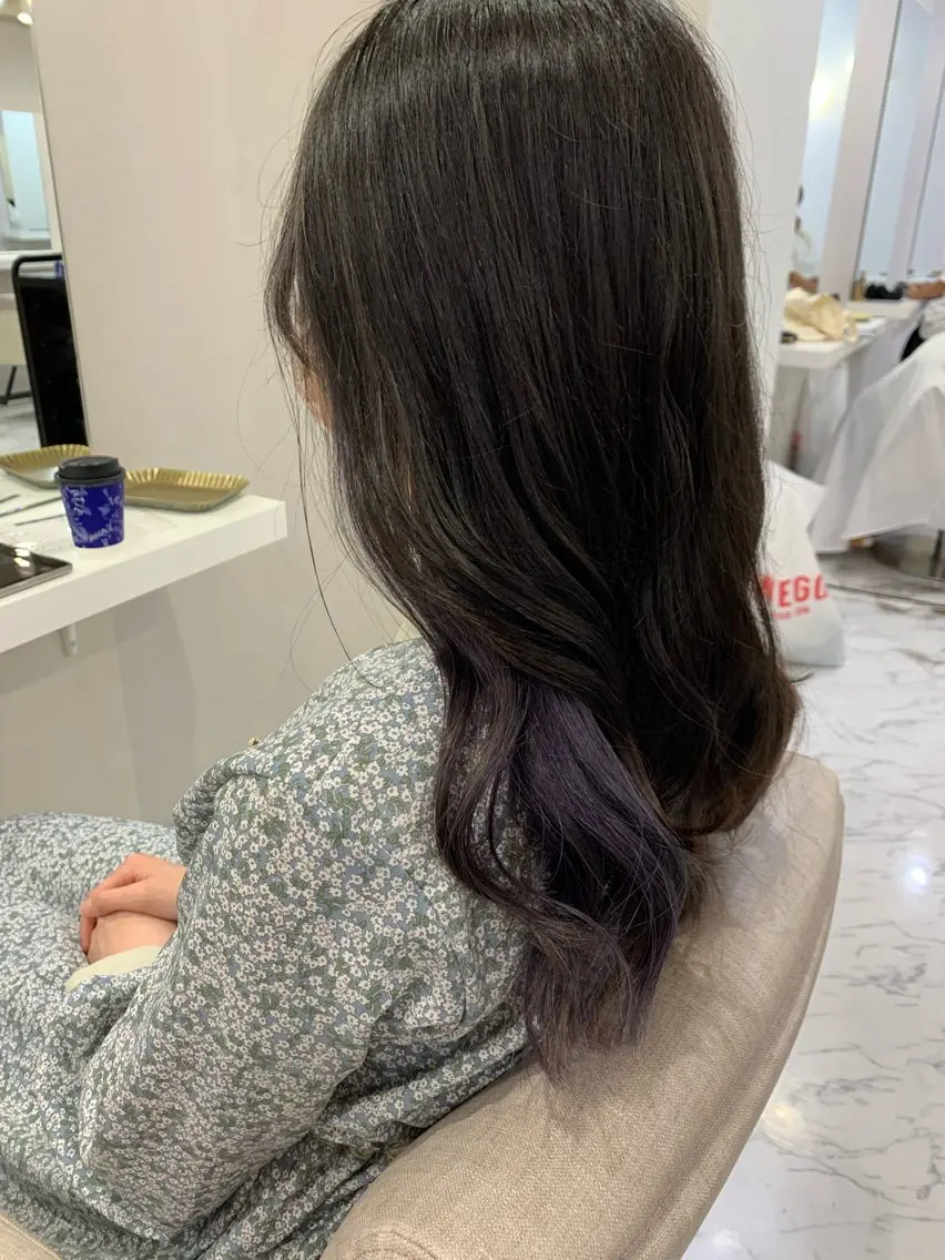 ロング カラー イルミナカラー 高橋 一樹のヘアスタイル