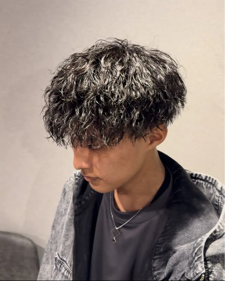 パーマ メンズ カット パーマ パーマ特化/ MANARUのヘアスタイル