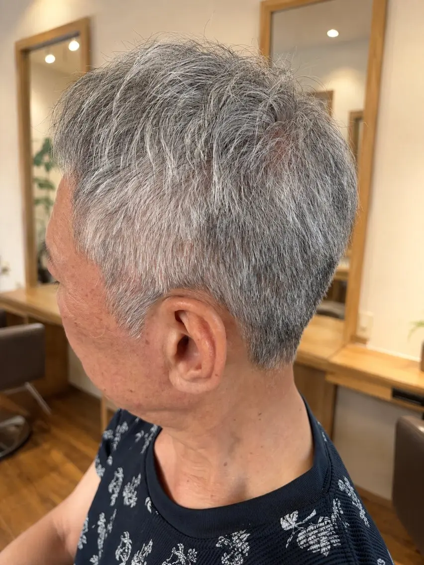 ショート メンズ ショートヘア 菊池 よしえのヘアスタイル