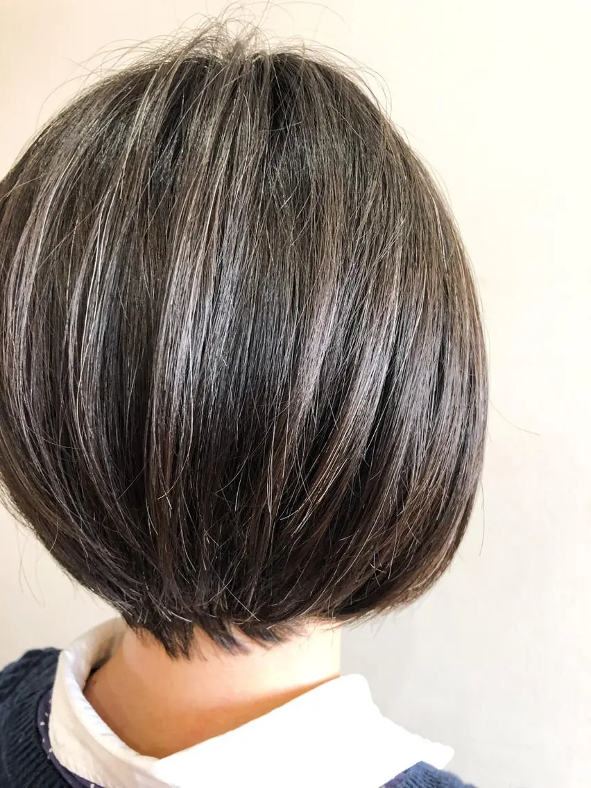 ✨【３回目まで使える😊】✂️メンテナンスカット＆🌈潤艶ダメージレスカラー＆⭐️色持ちケアトリートメント💥の写真