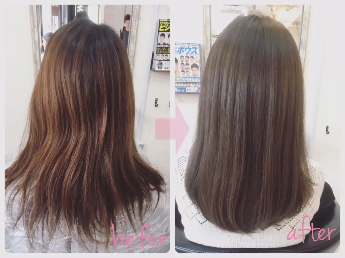 セミロング カラー soul salon ✩☪︎⋆｡IZUMIのヘアスタイル