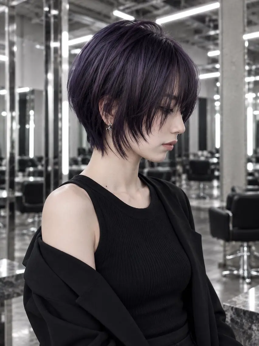 ショート 縮毛矯正 カット ヘアカラー トリートメント RYOTA /GARTE髪質改善のヘアスタイル