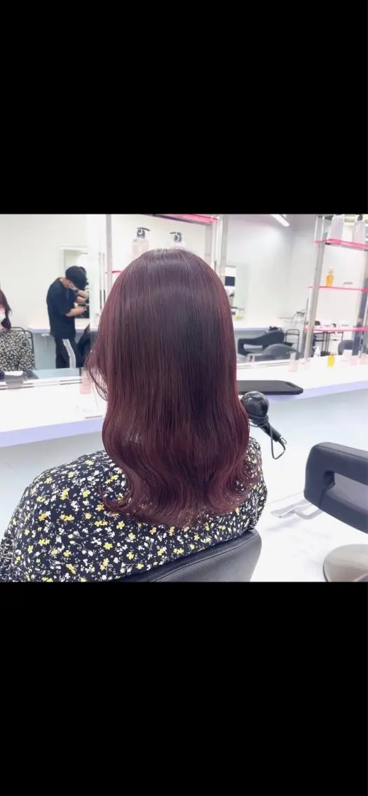ロング カット ヘアカラー トリートメント ヘアセット NANA💓韓国ヘア /レイヤー/暖色💓のヘアスタイル