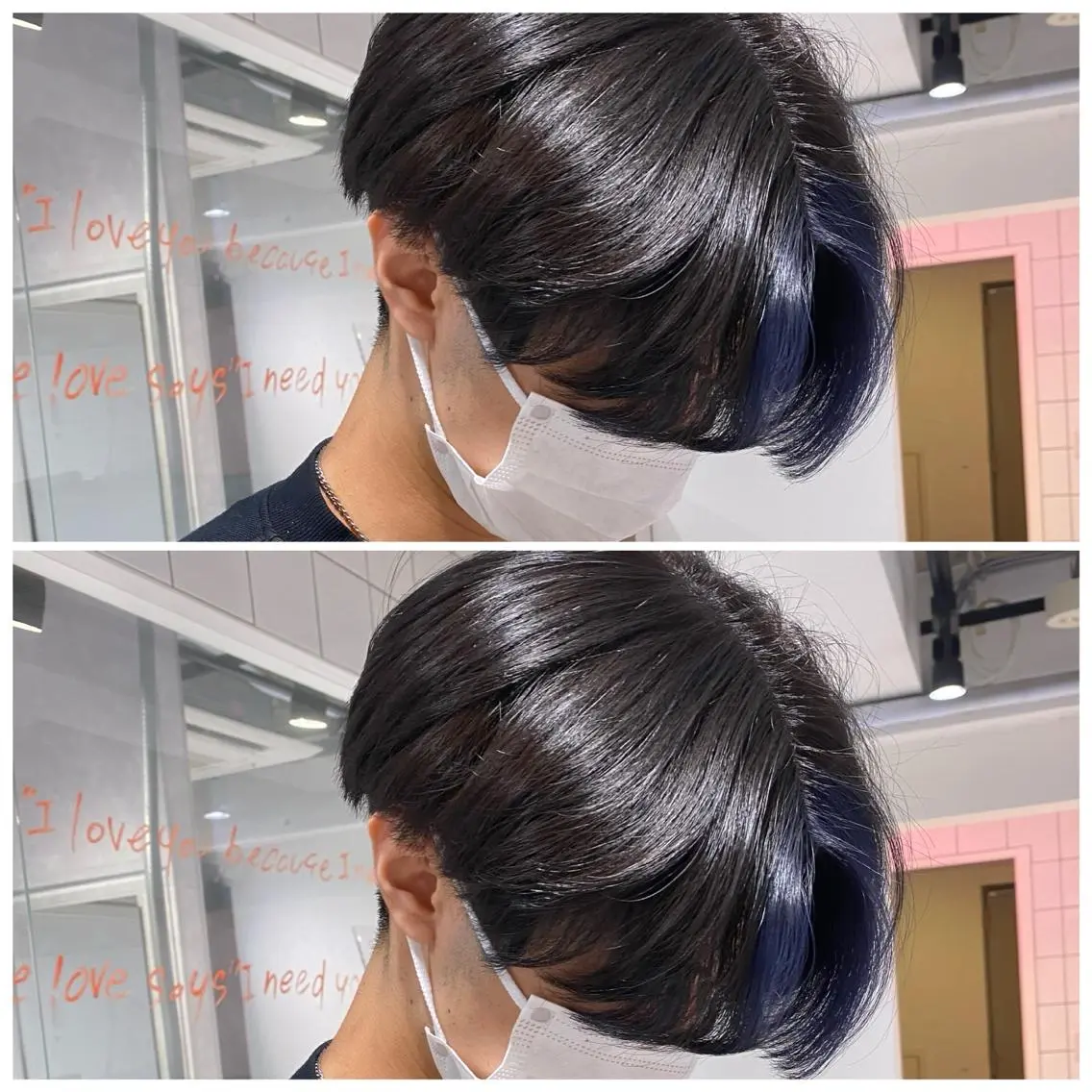 ショート カラー ヘアアレンジ メンズ 【メンズサロン】 BLUCK 横浜のヘアスタイル