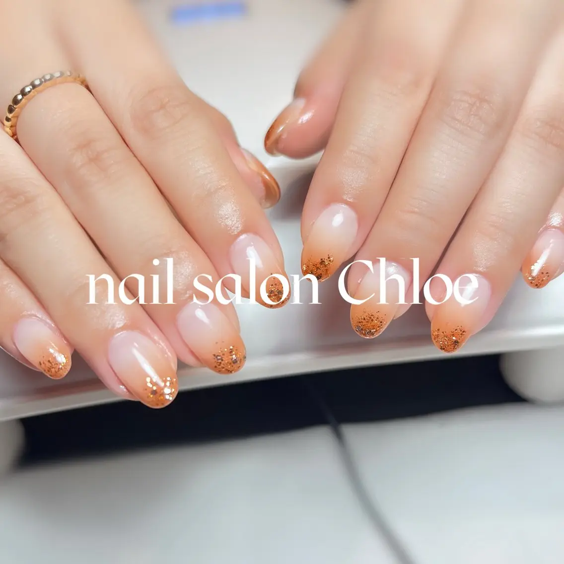 新規【HAND】クリアベースラメグラ・カラーグラデの写真