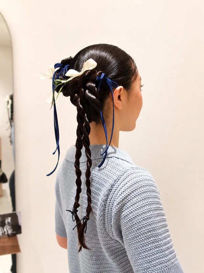 ヘアアレンジ ヘアセット カラーモデル募集中 🪽yu-naのヘアスタイル