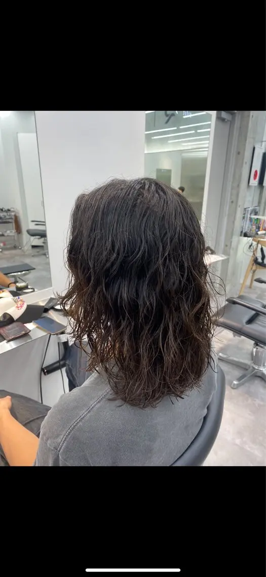 🔥骨格矯正メンズカット➕ロン毛パーマの写真