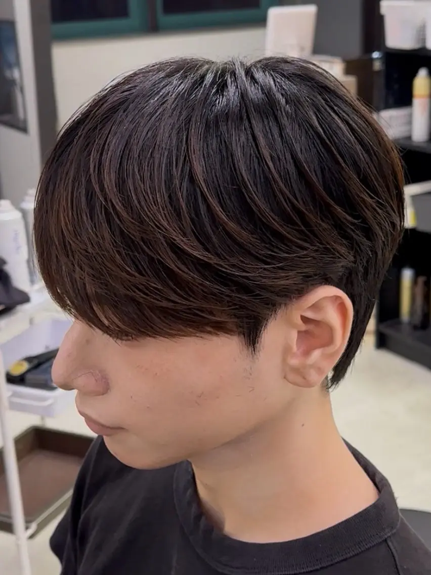メンズ カット ヘアセット 岡部 琉斗のヘアスタイル