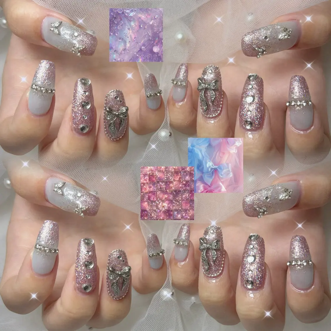 ネイル ハンドネイル 🎀 アネラ しま  🎀のネイルデザイン