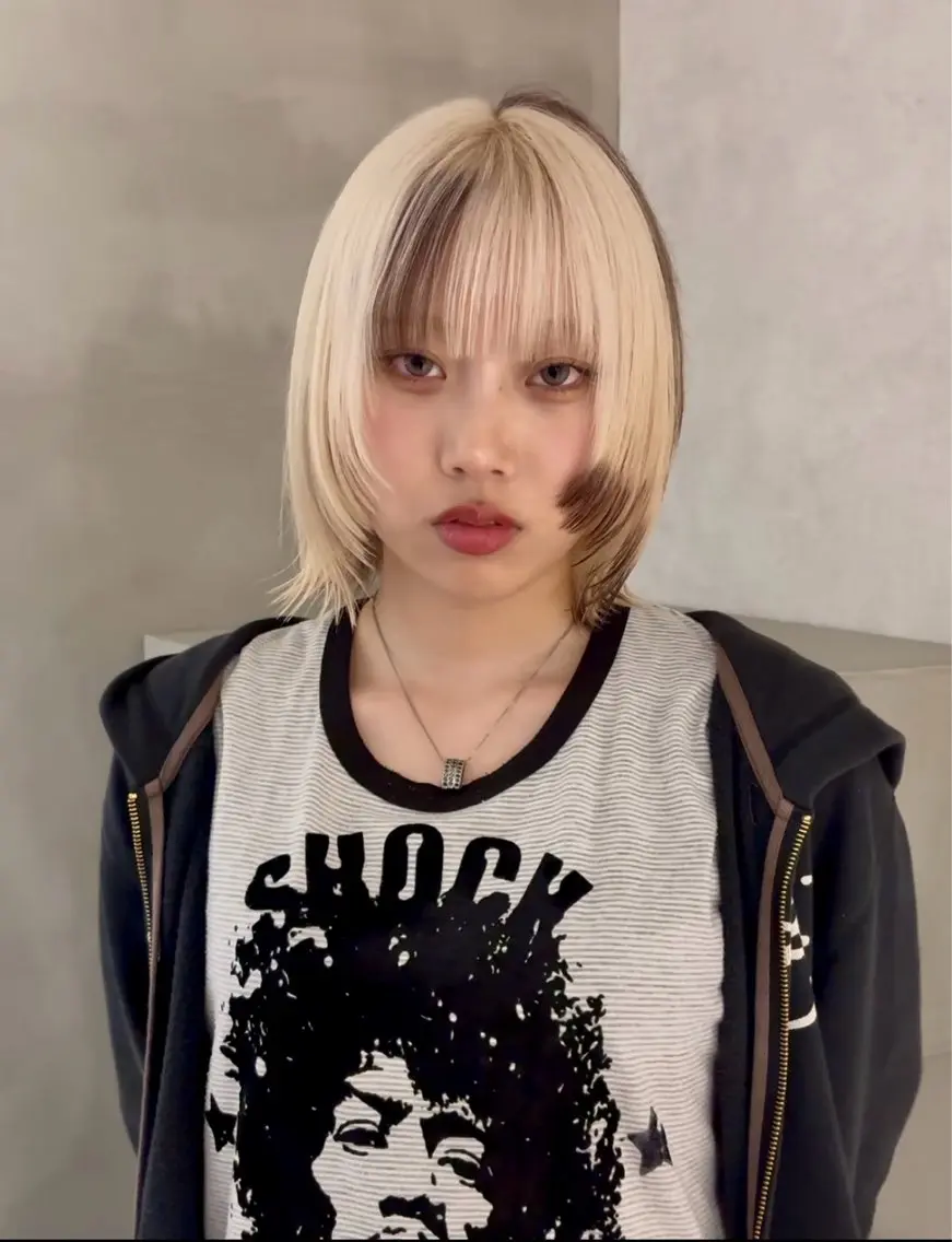 ミディアム ボブ レイヤーカット ✂️カットモデル✂️ /しょうのヘアスタイル