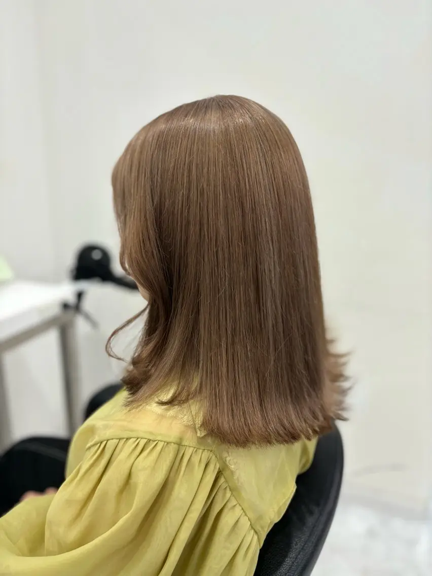 ミディアム カラー ヘアカラー トリートメント 透明感💕今っぽ似合 わせ𝐍𝐨. 𝟏のヘアスタイル