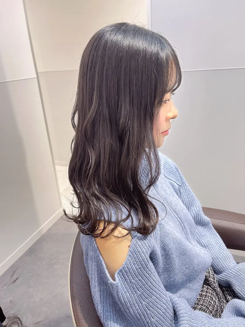 セミロング カラー ヘアアレンジ 髪質改善 トリートメント ヘアカラー トリートメント 【ドルオタ美容師】 しょーごのヘアスタイル