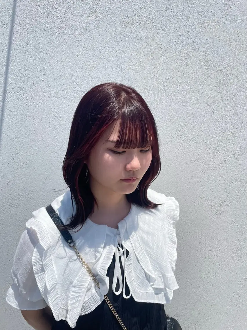 カラー ブリーチ 栗原 響のヘアスタイル