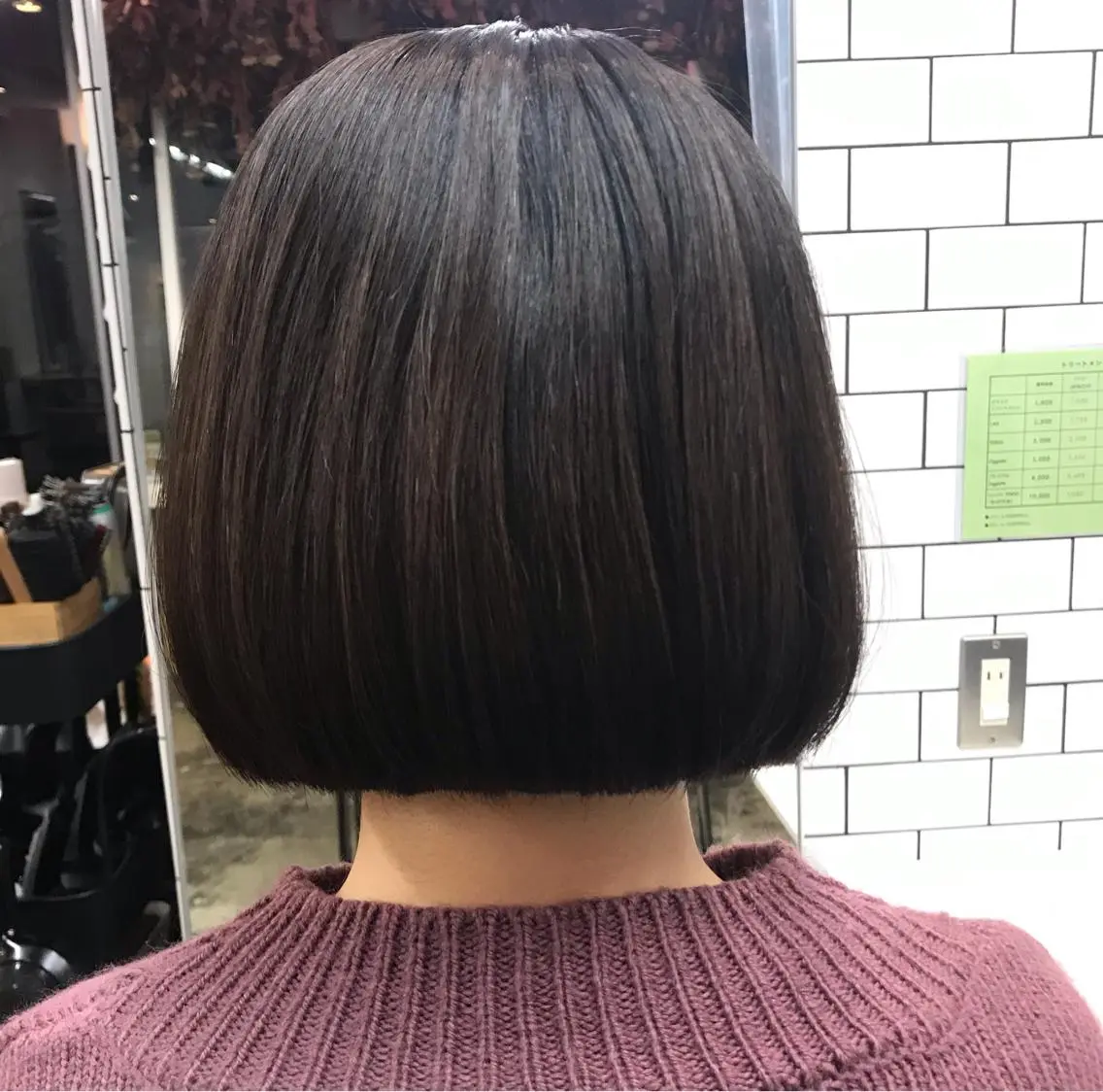 ミディアム 縮毛矯正 ハイトーン 🌷ハルミ🌷のヘアスタイル