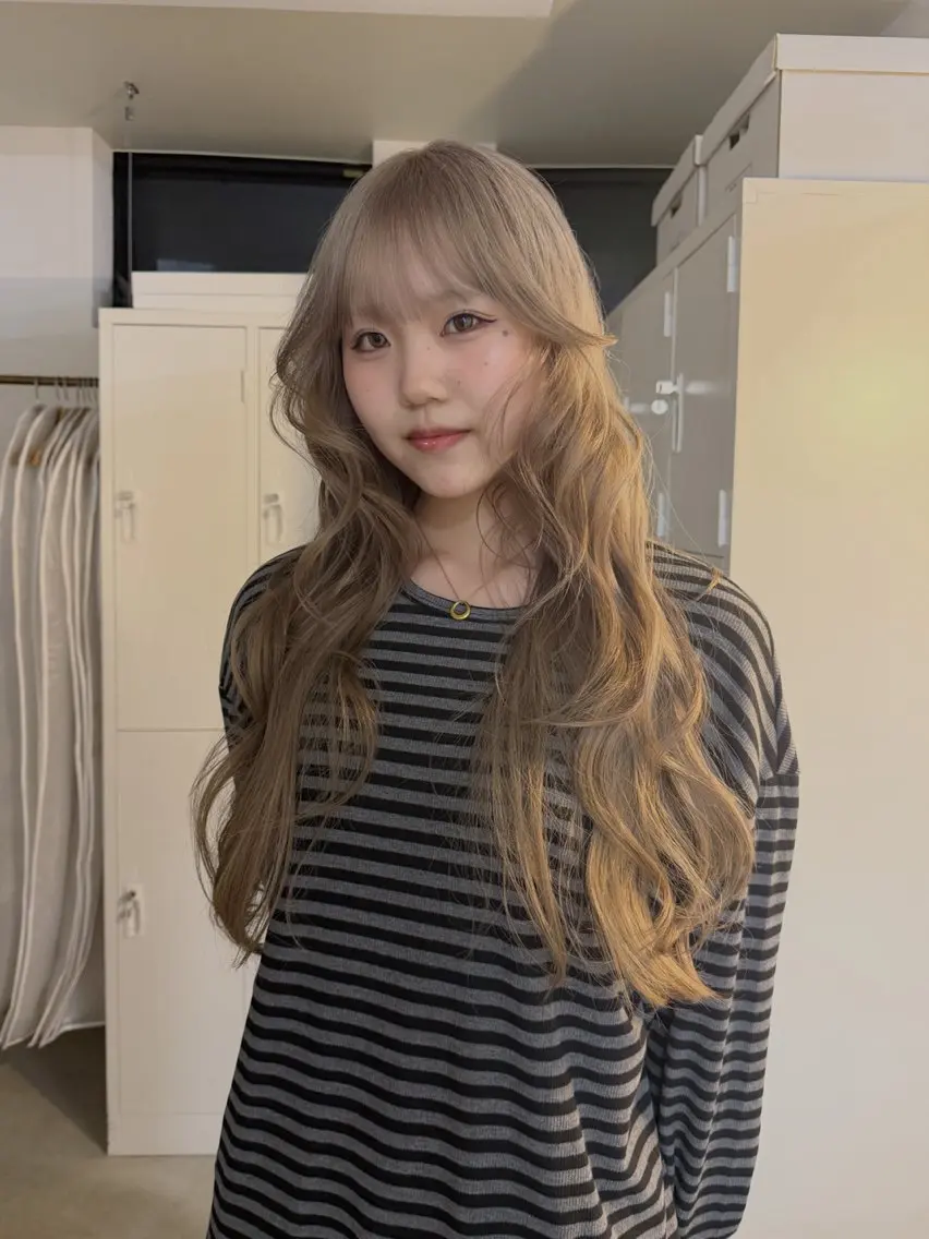 (当日予約可能〇)ブリーチあり透明感ベージュカラー♫の写真