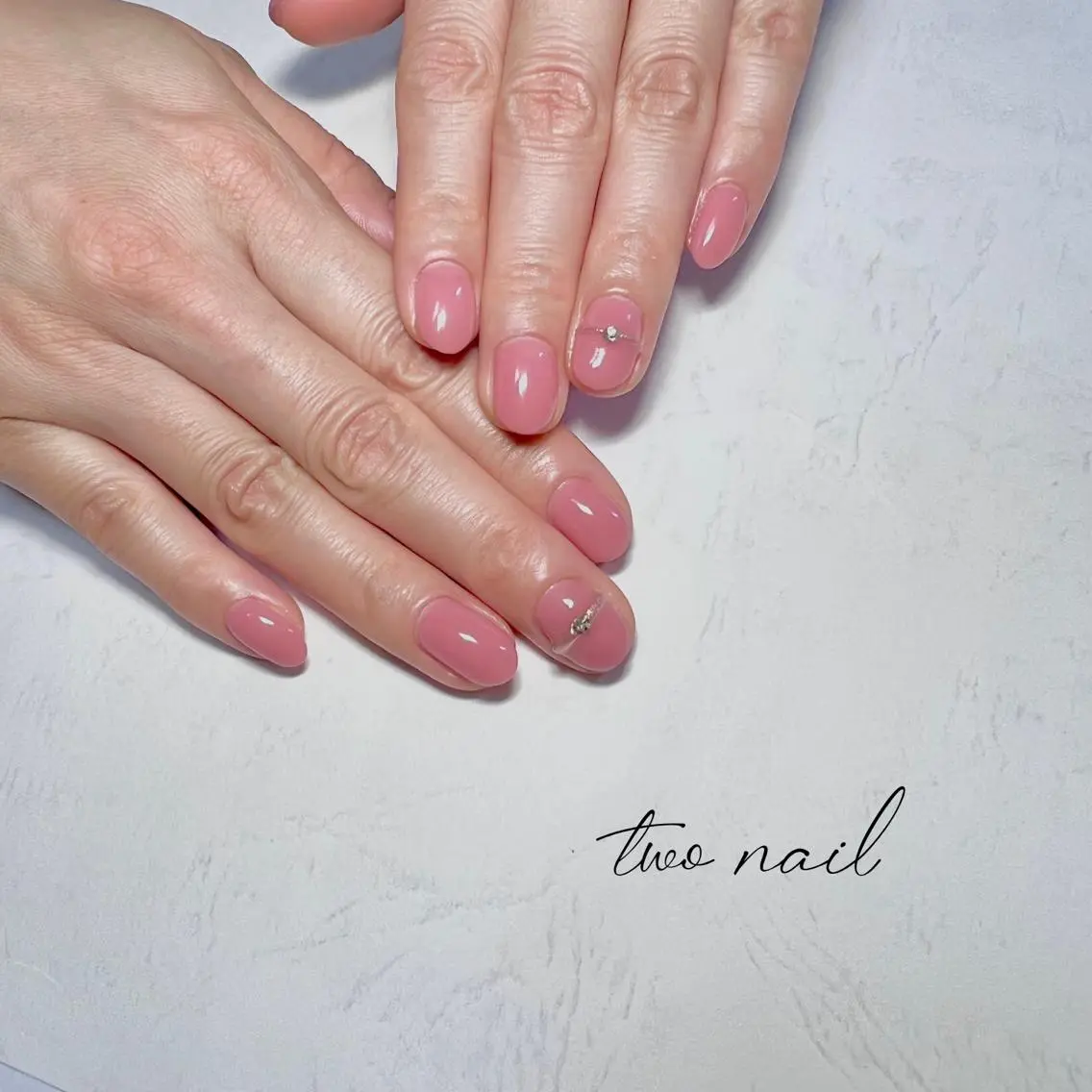 ネイル アートネイル フットネイル ハート ニュアンスネイル ホワイト two nailのネイルデザイン