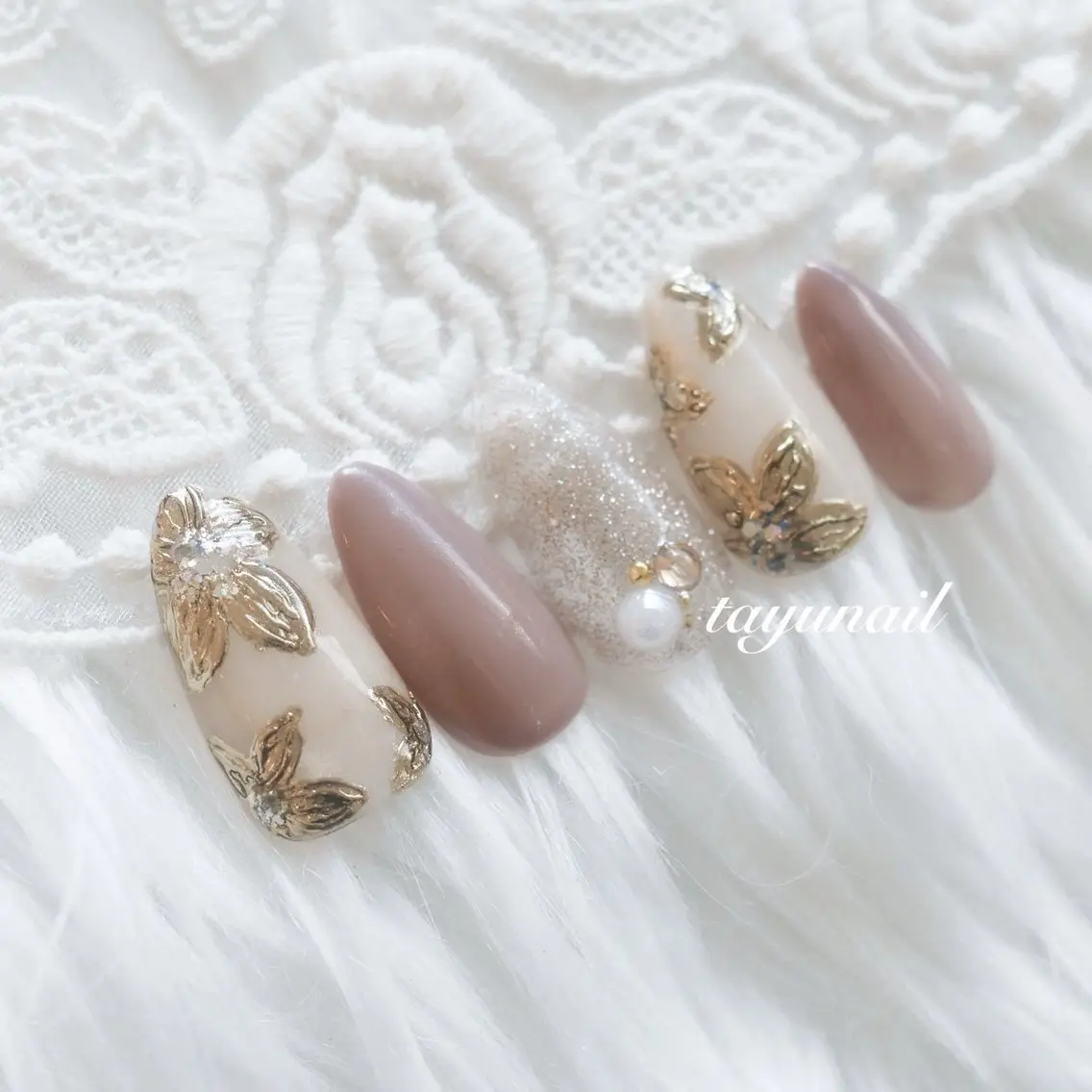 ネイル アートネイル ジェルネイル パラジェル ネイルサロン 【たゆnail】小中のネイルデザイン