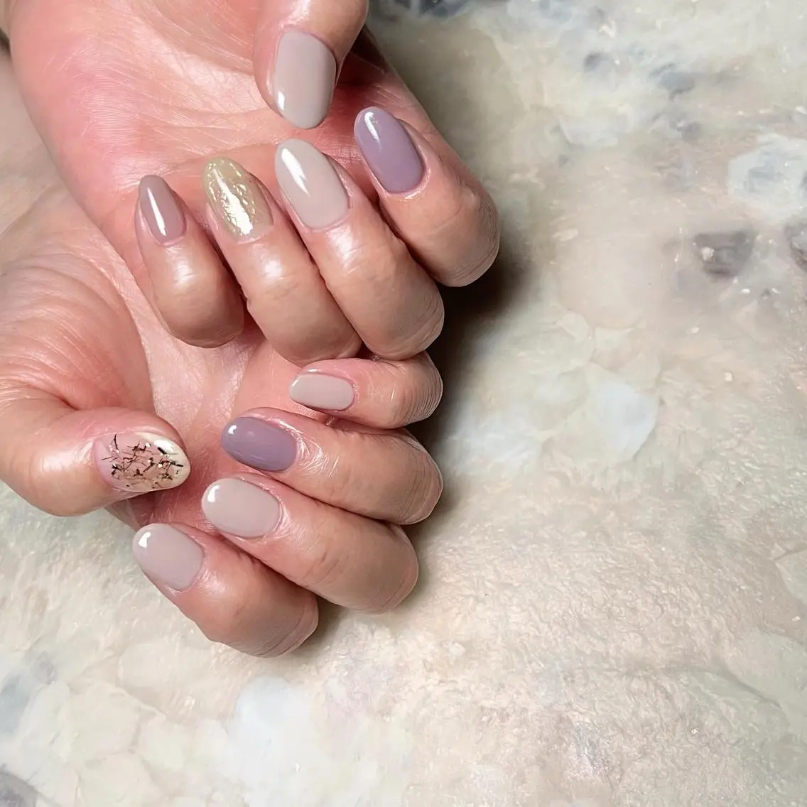 ネイル マグネットネイル ニュアンスネイル ショートネイル gemickle nailのネイルデザイン