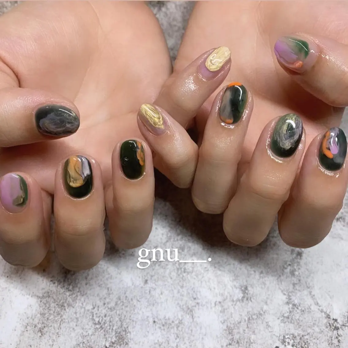 ネイル ハンドネイル gnu__. nailのネイルデザイン