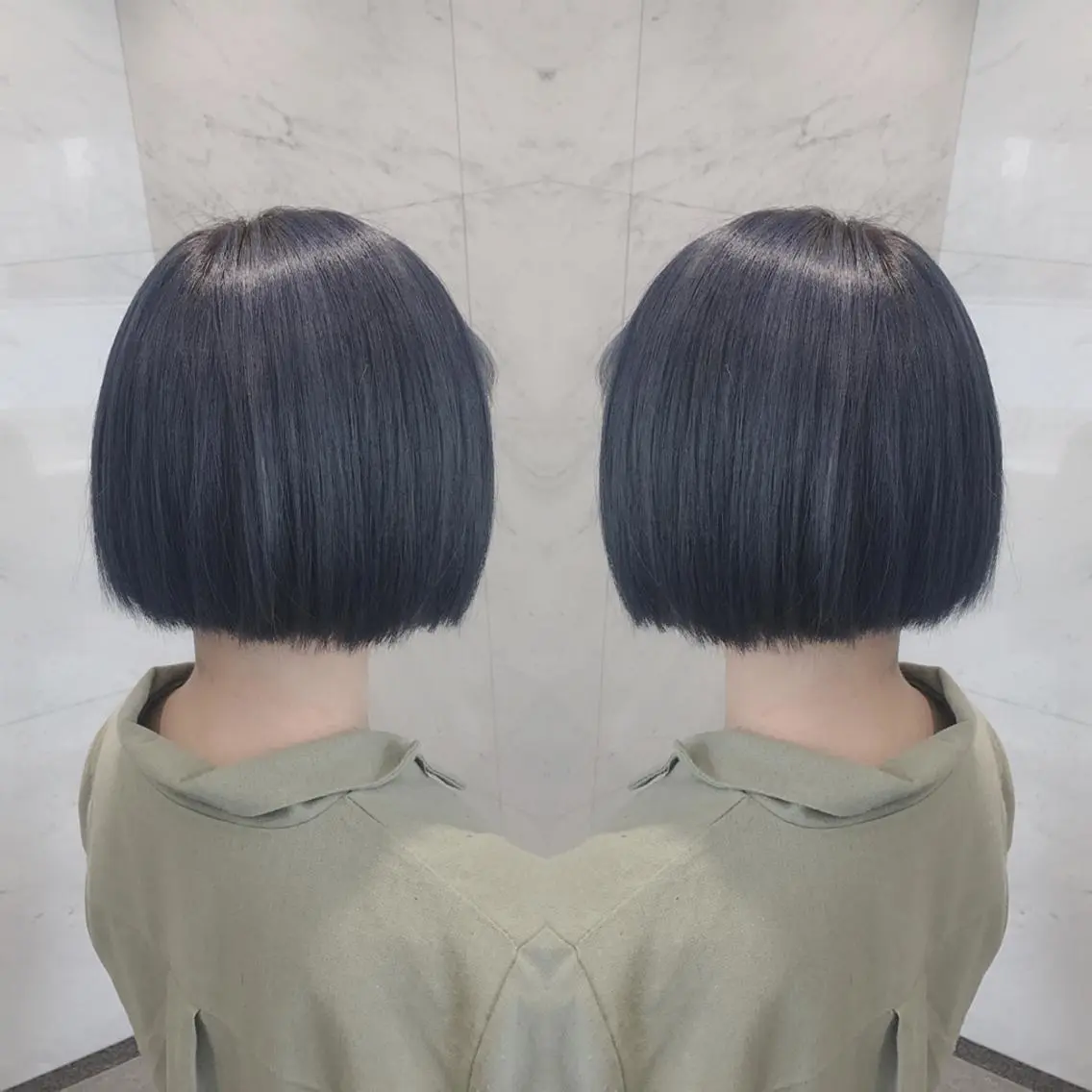 ショート ヘアカラー 重政 和樹のヘアスタイル