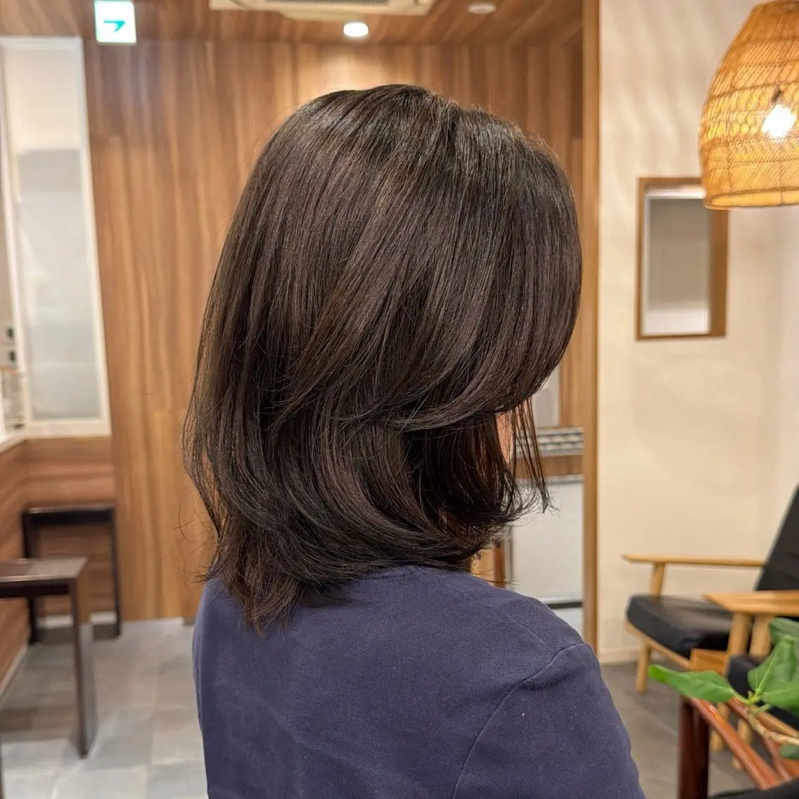 ミディアム カラー ミディアムレイヤー レイヤーカット カット トリートメント たるみことり🌼 レイヤー・パーマのヘアスタイル