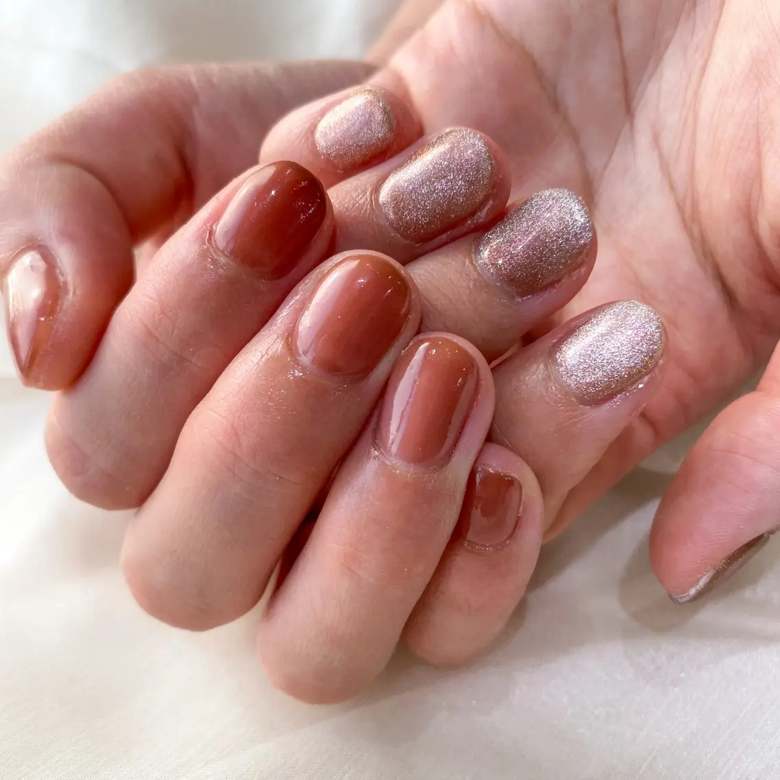 ネイル マグネットネイル ワンカラーネイル muguet🎀 chikaのネイルデザイン