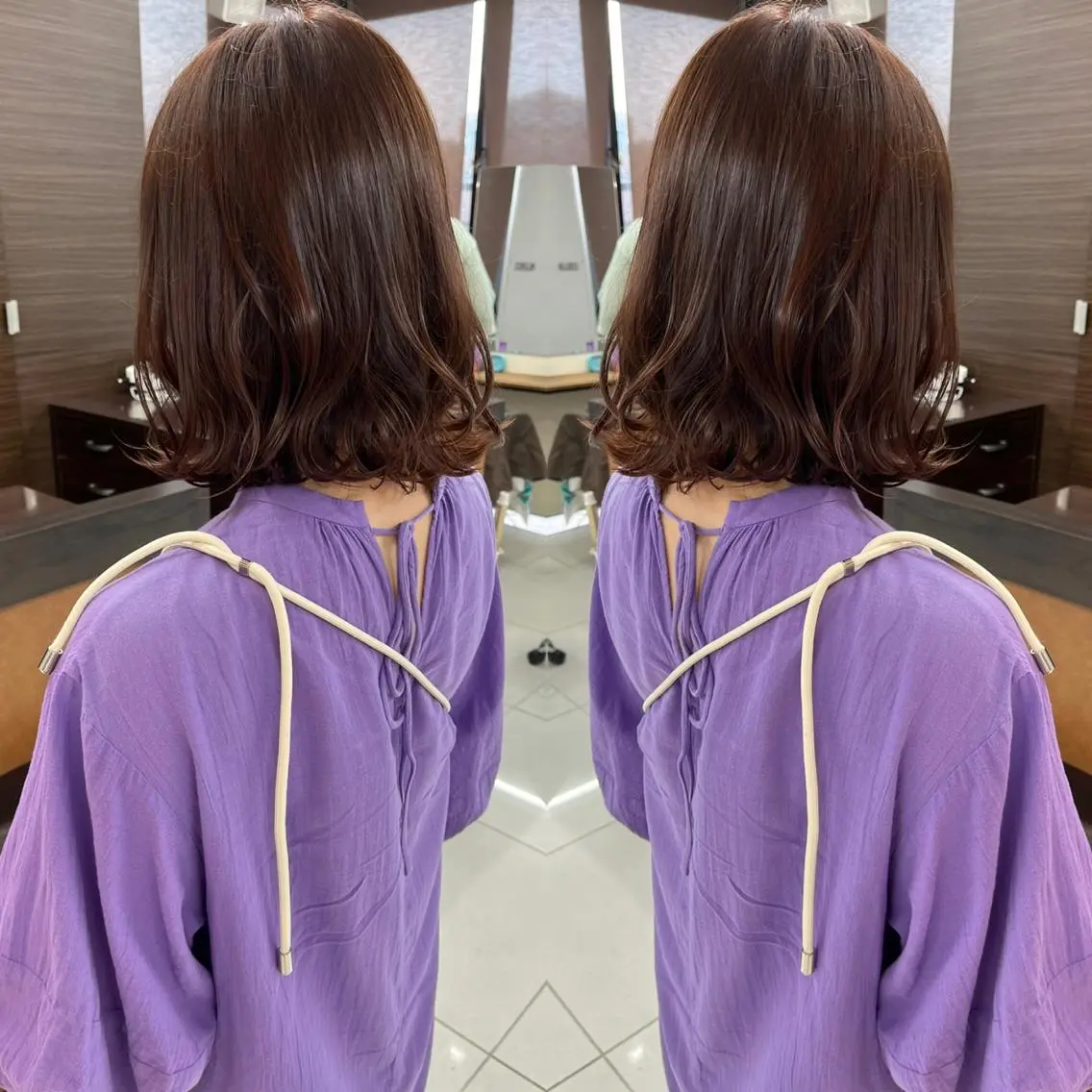 ショート カラー ベージュカラー ピンクカラー ピンクベージュ カット ヘアカラー トリートメント ハタケヤマヨシキ ／BOOTHのヘアスタイル