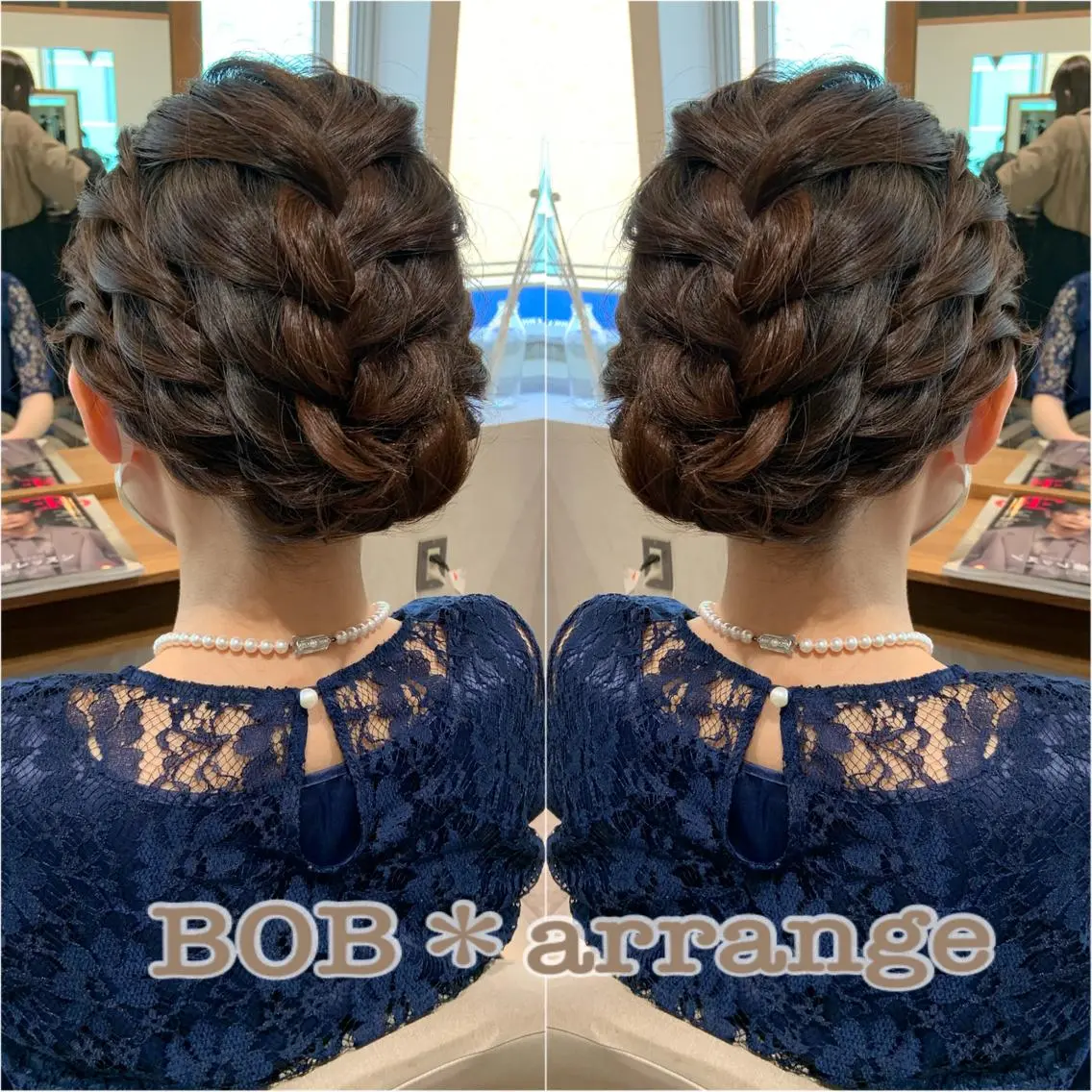 ショート ヘアアレンジ ヘアセット 韓国hair🦋 Nanaのヘアスタイル