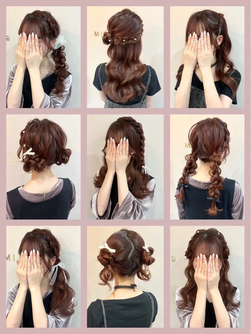 ヘアアレンジ エクステ＆ヘアセット Milaのヘアスタイル