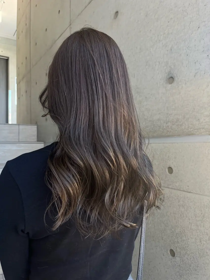 ロング カラー パーマ Day&Night kanaのヘアスタイル