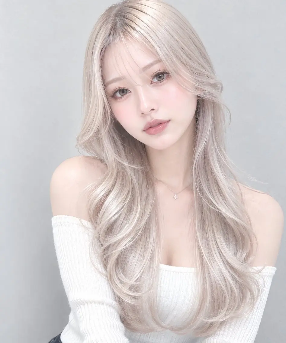 🎀👑お試し👑🎀ブリーチ込みダブルカラー🍥✨️+トリートメント🍥✨️の写真