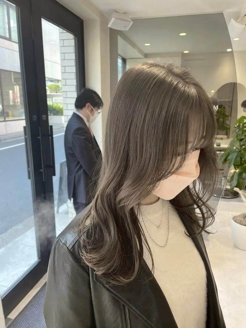 ミディアム カラー ブリーチなし/透明感 カラー🕊️坂入上総のヘアスタイル