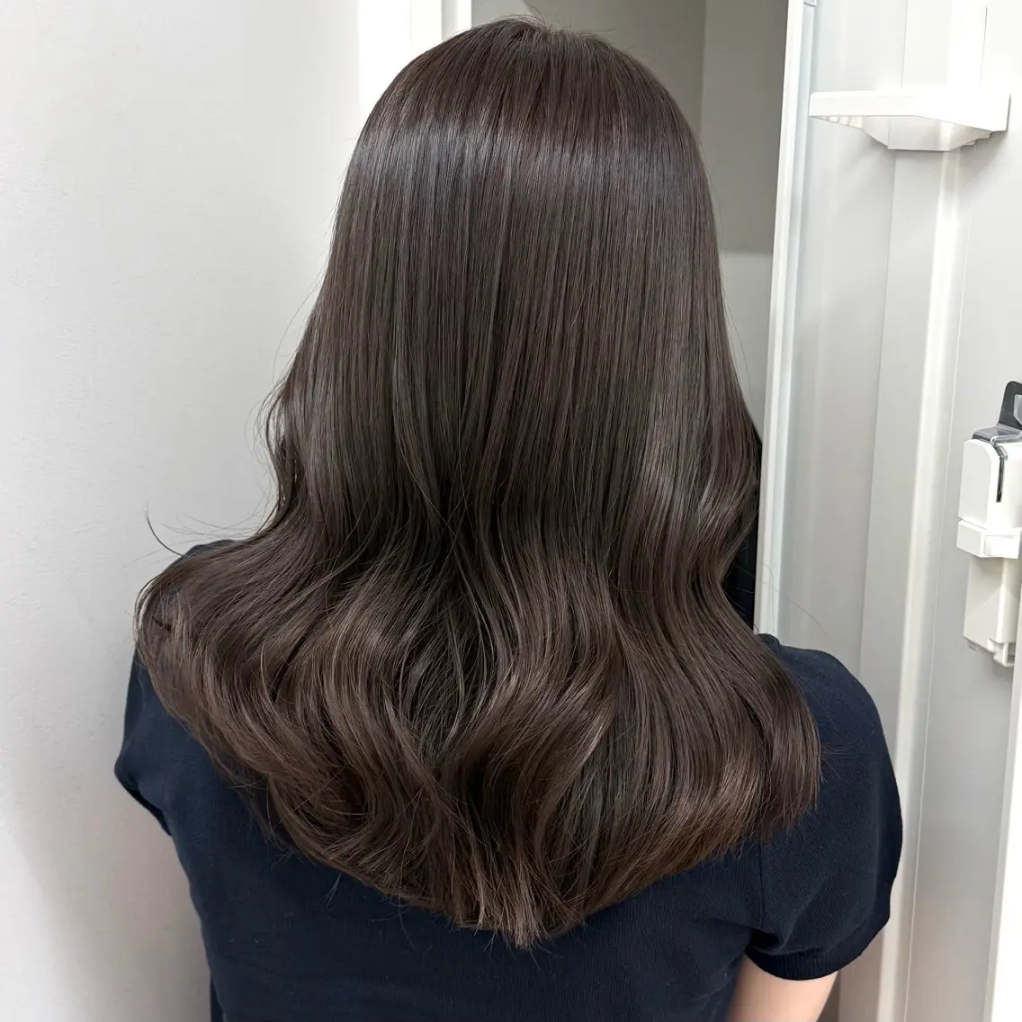 ロング カラー 透明感カラー グレージュ カット ヘアカラー トリートメント 澤 佑華 🎀 透明感カラーのヘアスタイル