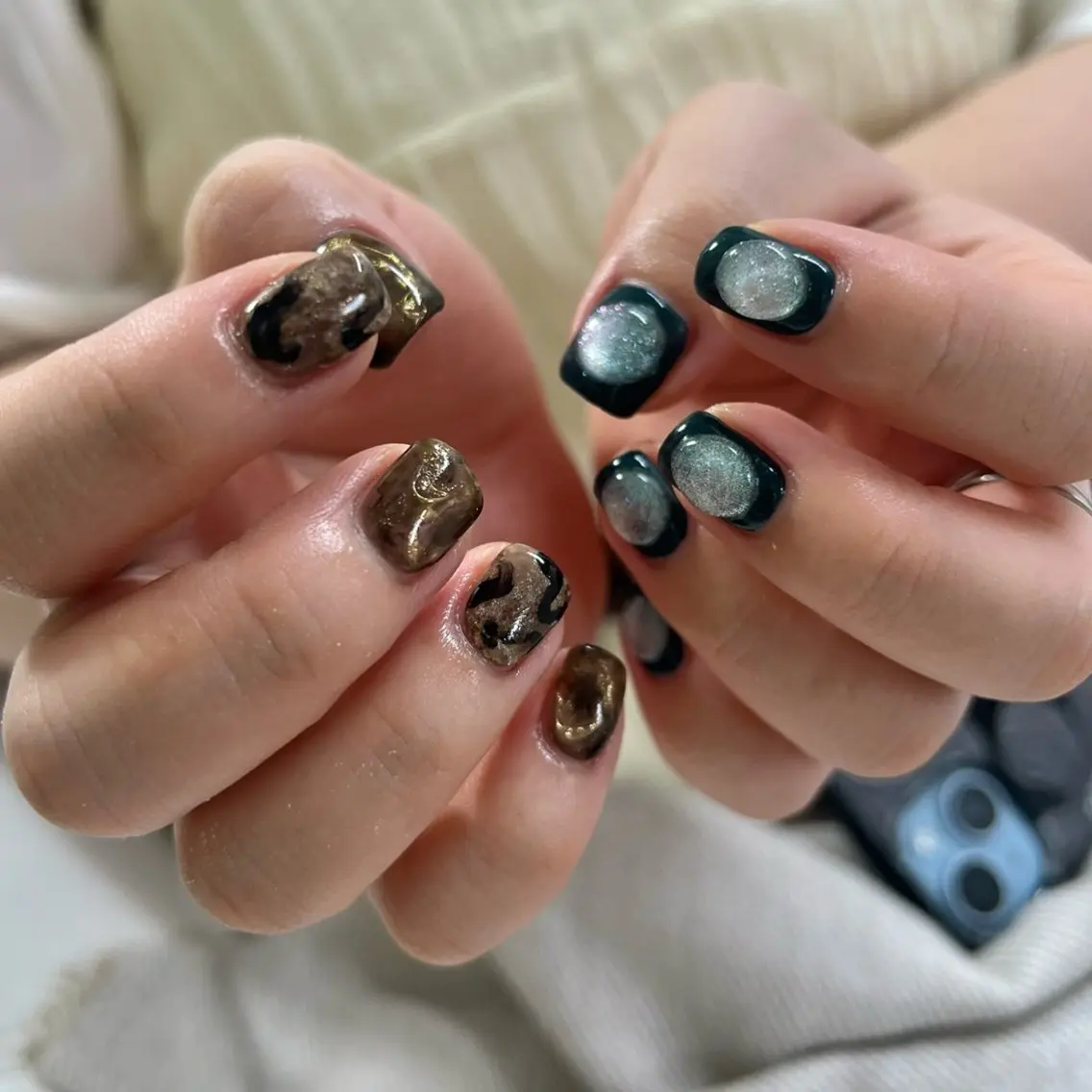 ネイル ハンドネイル nuás nailのネイルデザイン