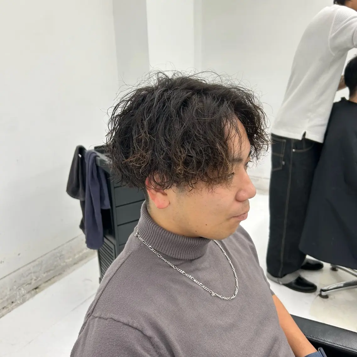 ショート パーマ メンズ メンズパーマ ツイストスパイラルパーマ スパイラルパーマ カット パーマ 【メンズパーマ特化】 🍏網中勇喜のヘアスタイル