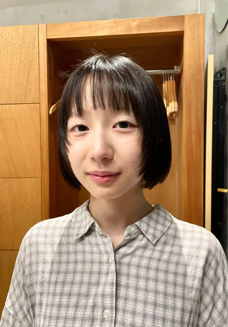 ショート chisato☁️ カットカラーモデルのヘアスタイル