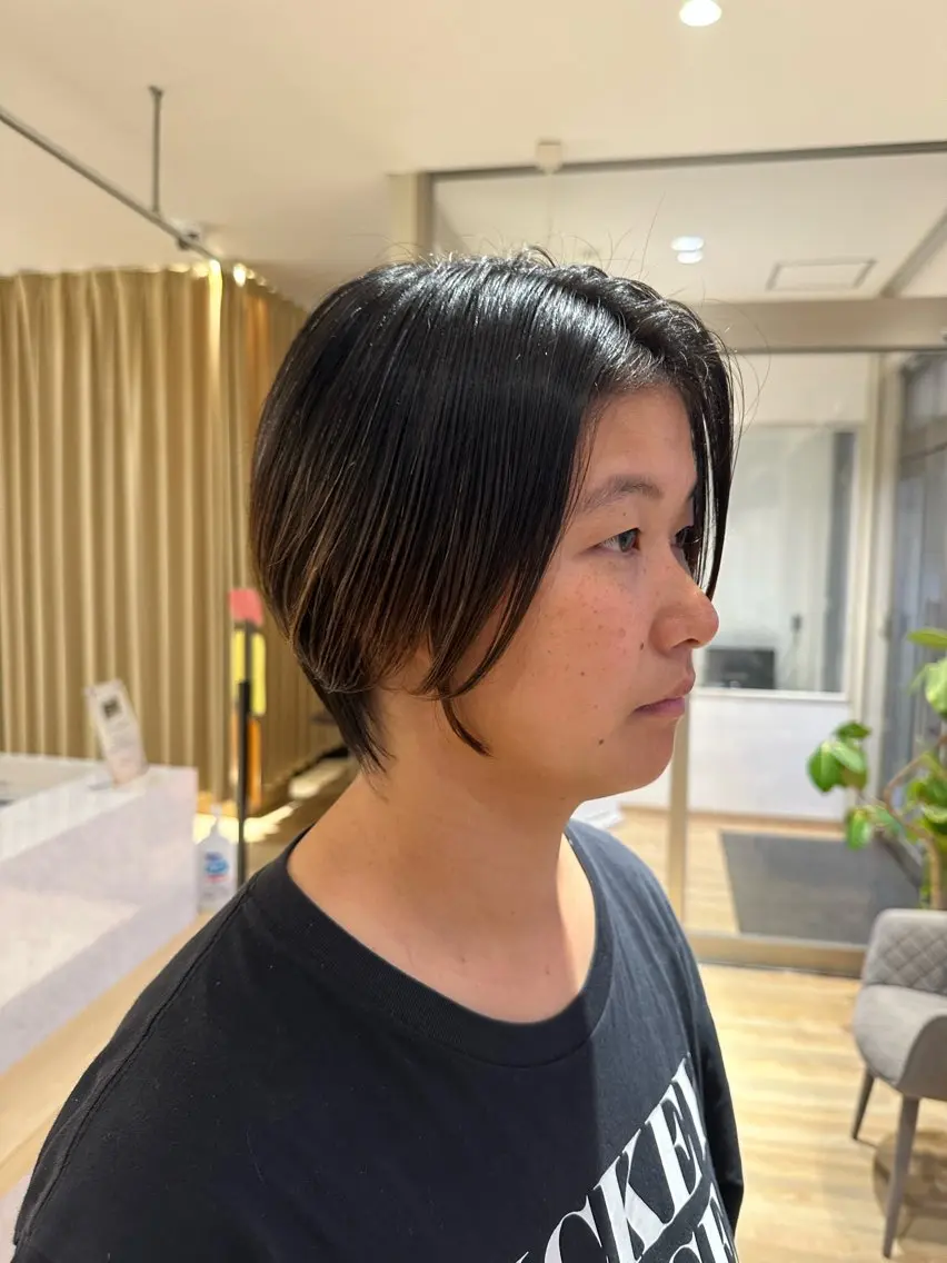 ショート and fine ほりのヘアスタイル