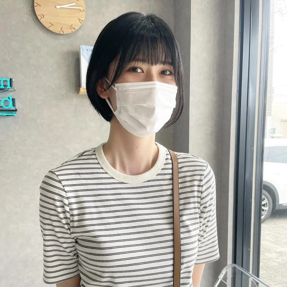 ショート ハイライト 髪質改善 河原 亮のヘアスタイル
