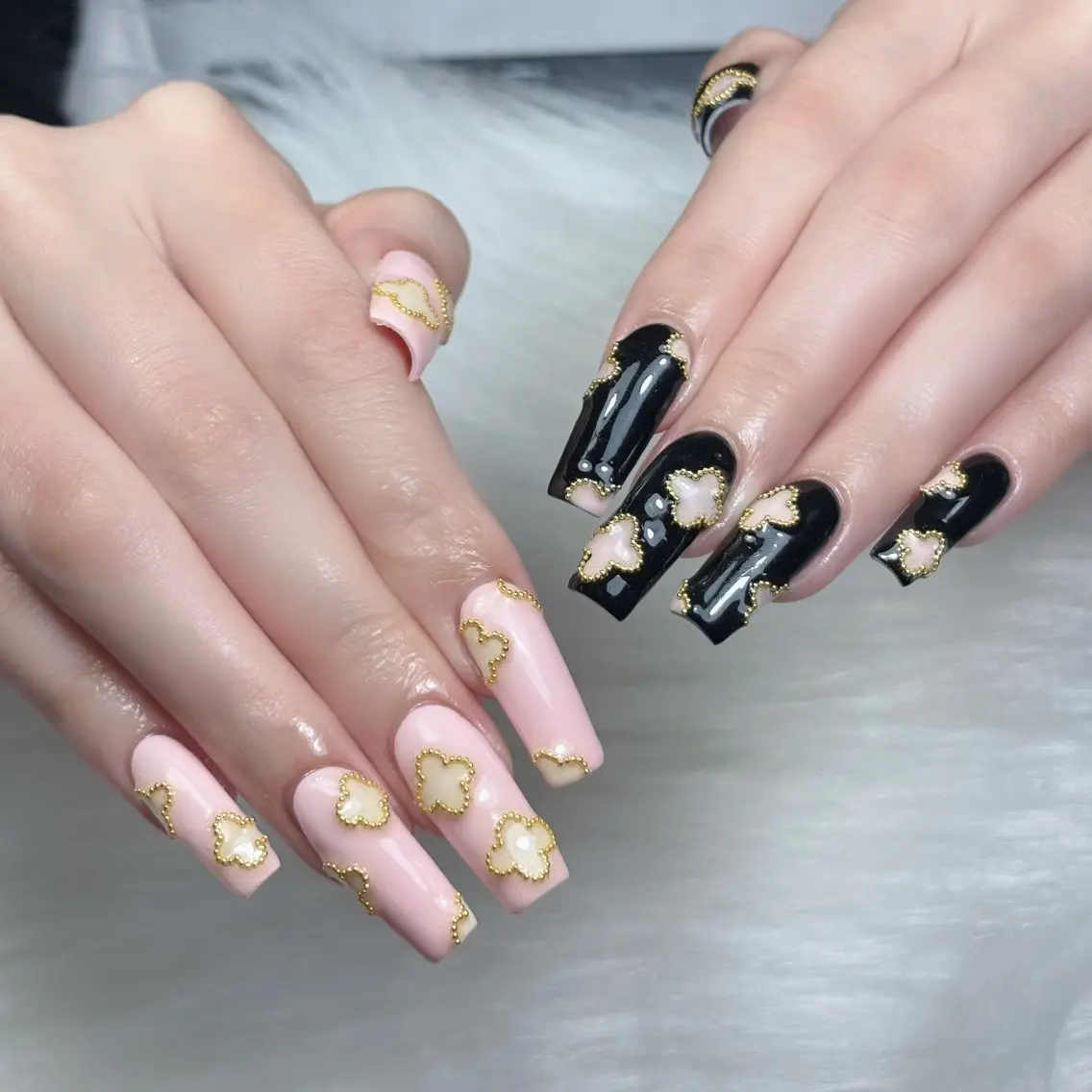 ネイル ジェルネイル キラキラネイル ロングネイル マグネットネイル 持ち込み ハンドネイル Sully Nail  Labのネイルデザイン