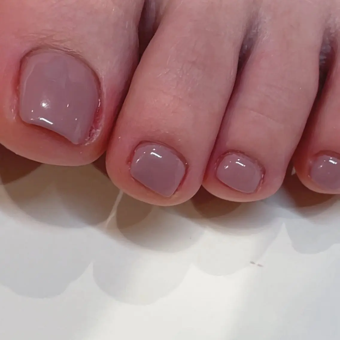 〘 FOOT 〙ワンカラー／ラメグラデーション(フットバス付き)の写真