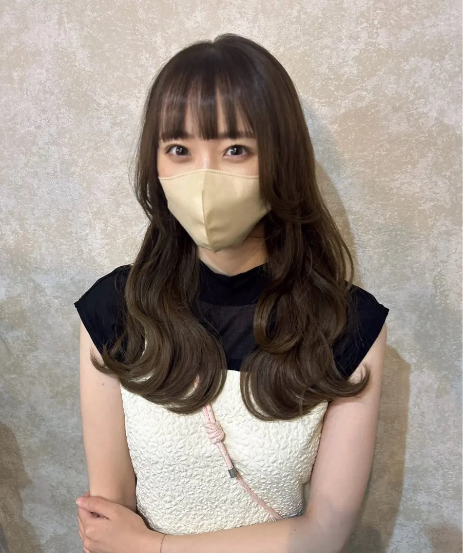 セミロング カラー ベージュカラー オリーブベージュ 髪質改善 ヘアカラー トリートメント 髪質改善/縮毛矯正 /naokiのヘアスタイル