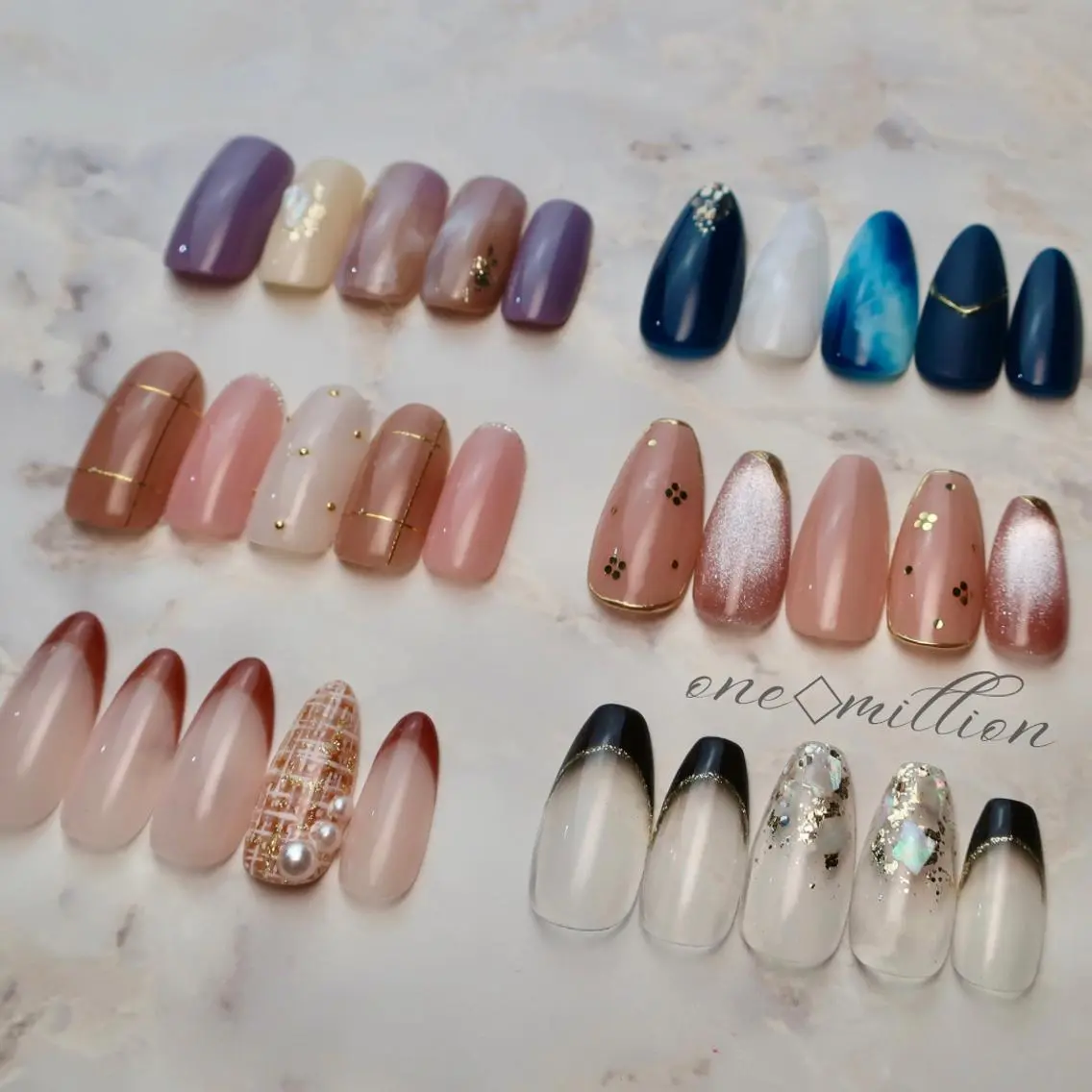 ネイル nail salon ワンミリオンのネイルデザイン