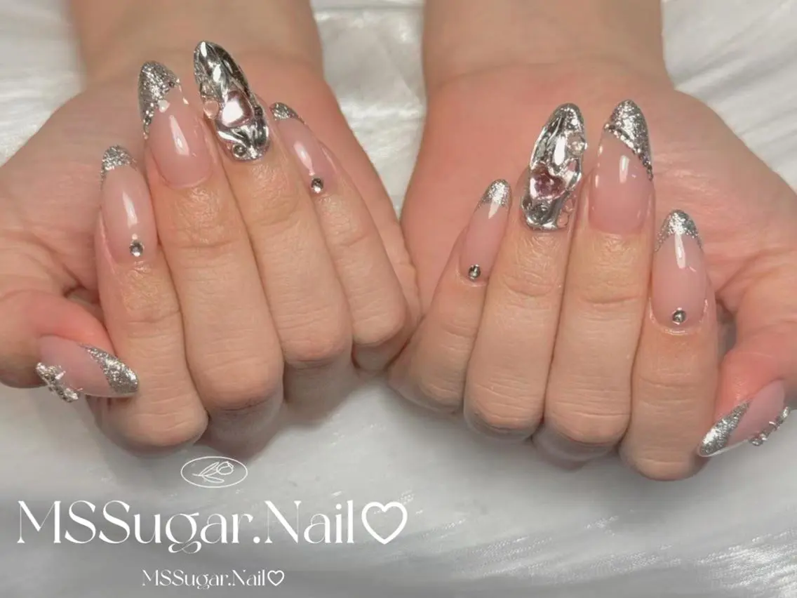 ネイル アートネイル 入学式 卒業式 ハロウィン ロングネイル MSSugar Nailのネイルデザイン