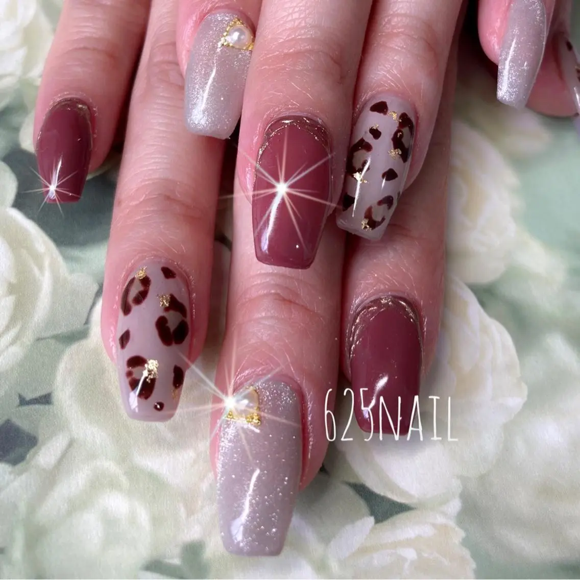 ネイル ハンドネイル 625nail 無料P有/春日白水のネイルデザイン