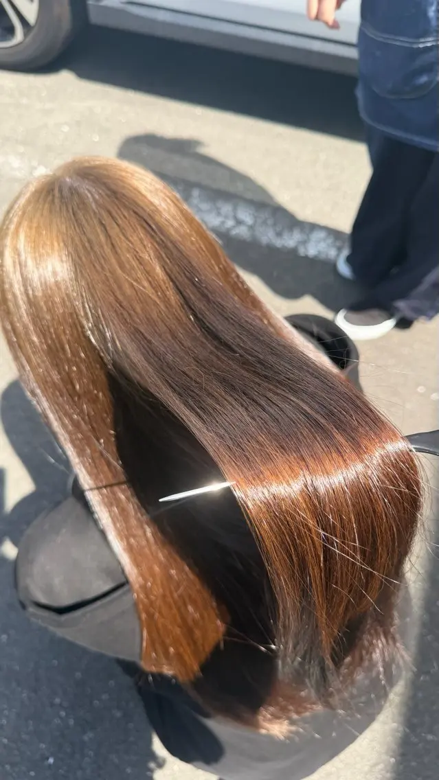 ブリーチ無しWカラー໒꒱の写真