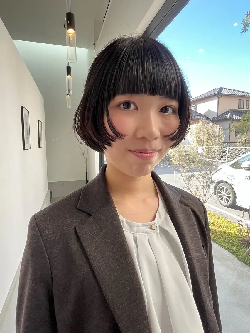ショート 縮毛矯正 似合わせパーマ/ 山本銀次郎のヘアスタイル